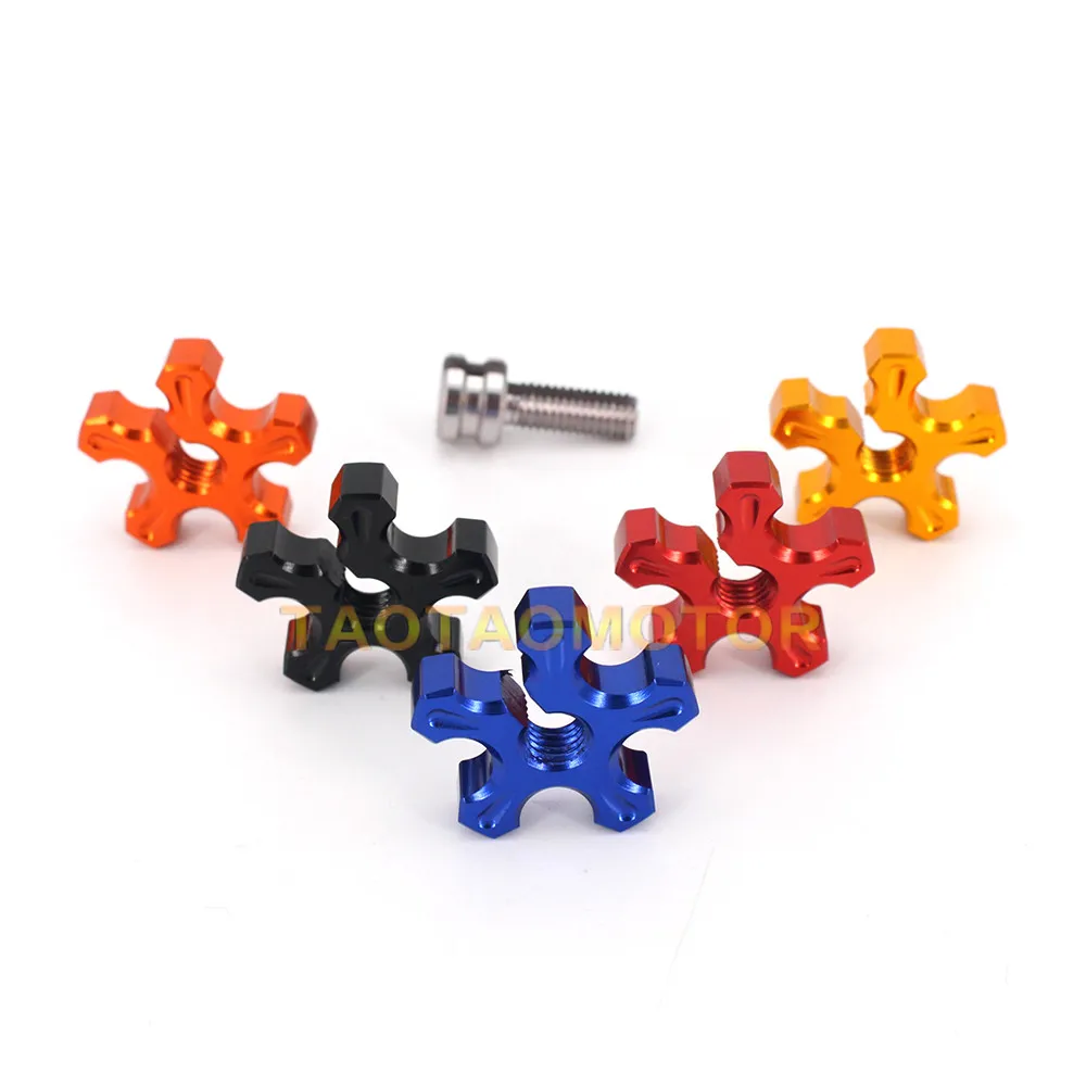 5 видов цветов винт регулировки кабеля сцепления для мотоцикла CNC M8 * 1 25 HONDA CBR600 F4I
