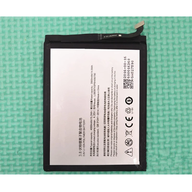 Rush Sale Limited Stock Retail 4000mAh LI3839T43P6H406790 New Replacement Battery For ZTE Z11 MAX NX523J | Мобильные телефоны и