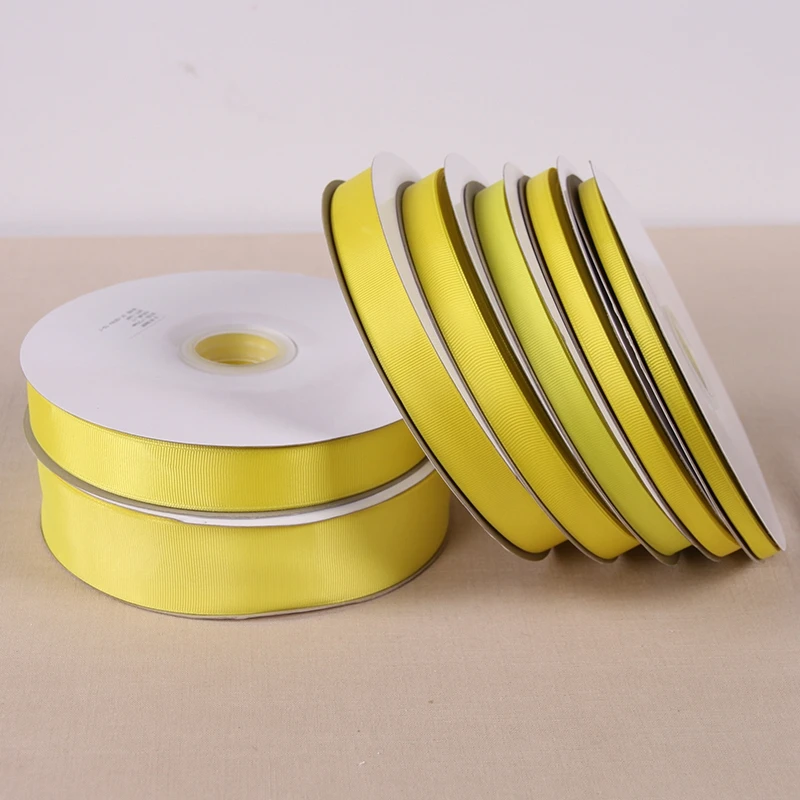 10 ярдов бесплатная доставка желтая цветная корсажная лента | Дом и сад