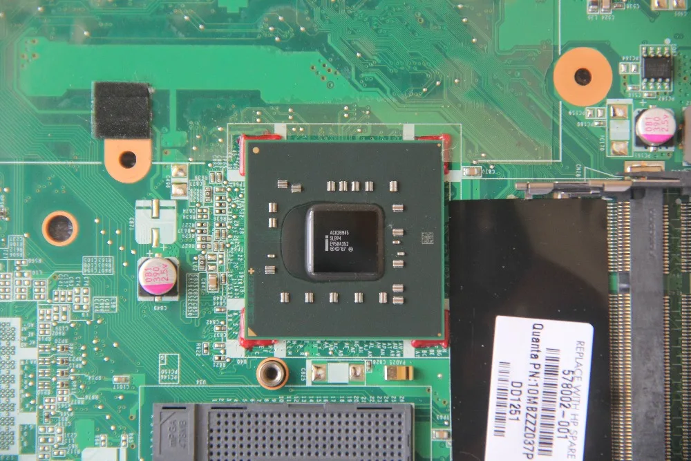 Материнская плата для ноутбука HP CQ61 578002-001 DA00P6MB6D0 GM45 DDR2 полностью