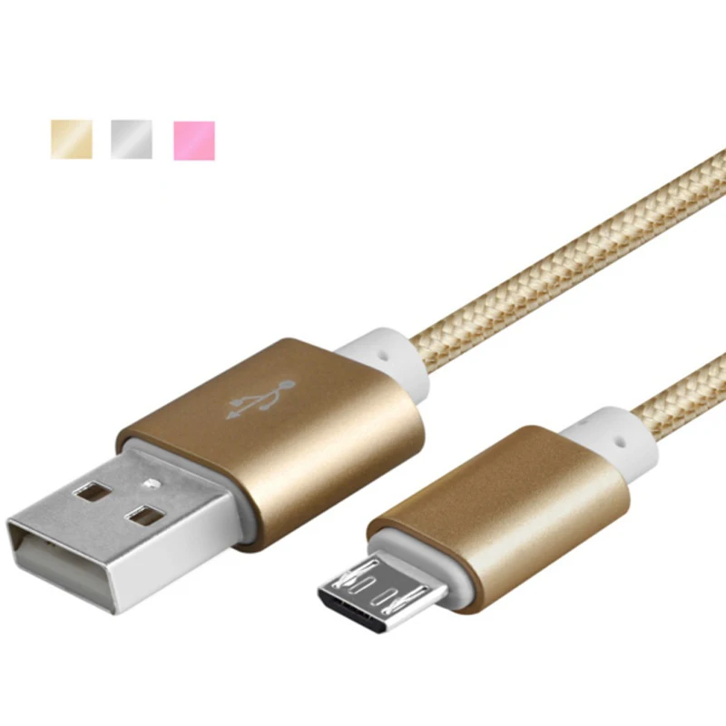 Кабель Micro USB 0 2 м/1 м/2 м/3 м высокоскоростной шнур зарядного устройства А макс. для
