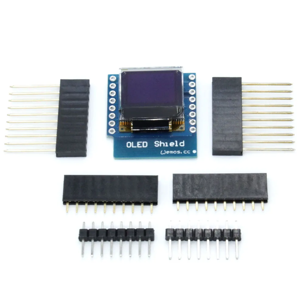 Светодиодный ЖК-дисплей 0 66 дюйма 64X48 IIC I2C O экран для Arduino совместимый с D1 mini |