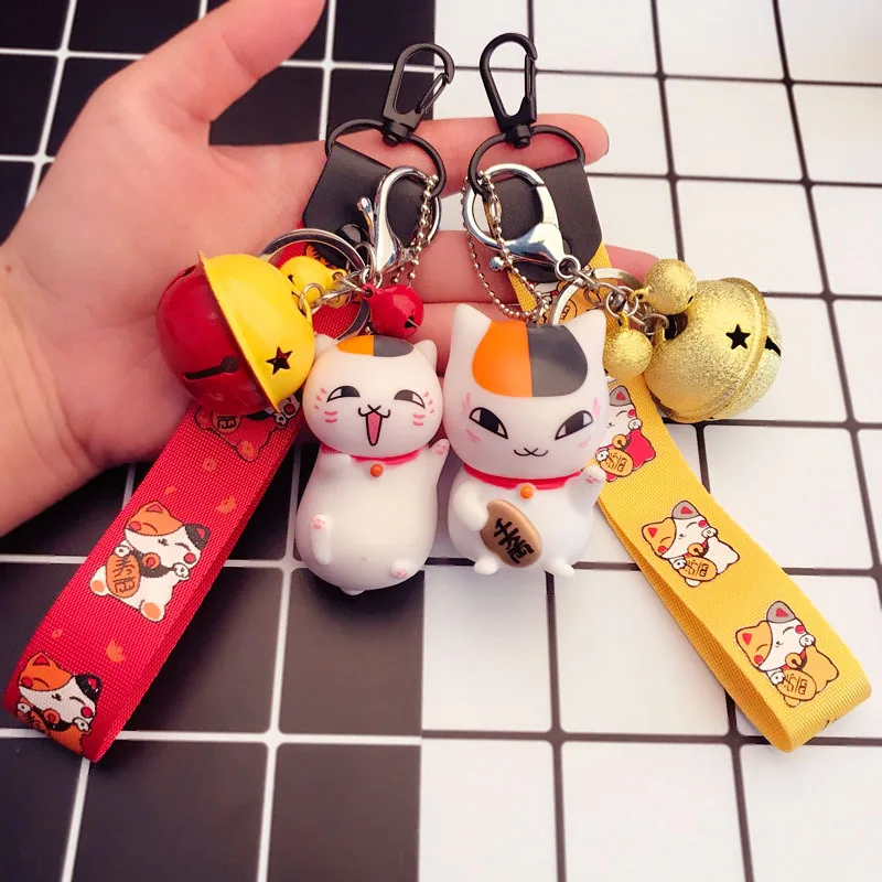 Новый милый кот котёнок брелок на запястье лента Веревка Брелок животные куклы