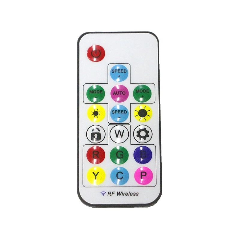 DC 5 24V Мини Беспроводной RF Pixel LED RGB контроллер с 17Key пультом дистанционного