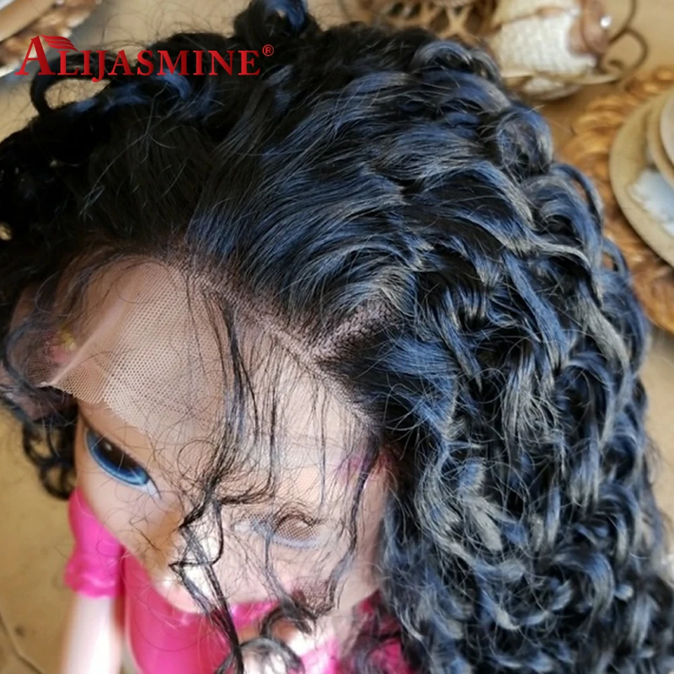 Предварительно сорванные 13x6 глубокая часть 150 180 плотность Remy волна воды кружева