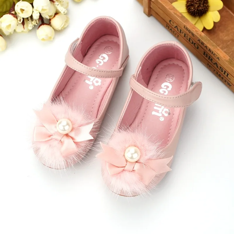 2017 г. Весенне Осенняя детская обувь для маленьких девочек тонкие кожаные туфли с