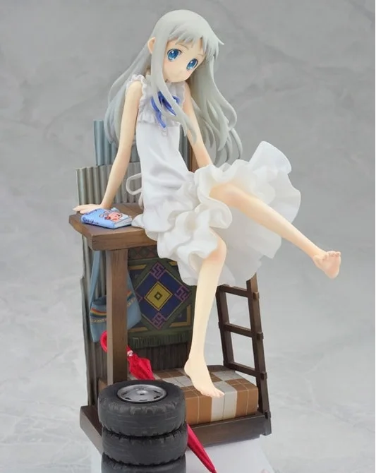 J.G Chen Аниме Anohana Honma Meiko Menma ПВХ фигурка Коллекционная модель игрушки 21 см