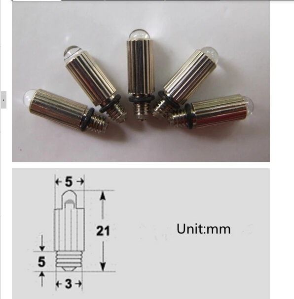 Бесплатная доставка Новая детская лампа для ларингоскопа 2.5V0.28A 2.5V0.3 Amedical
