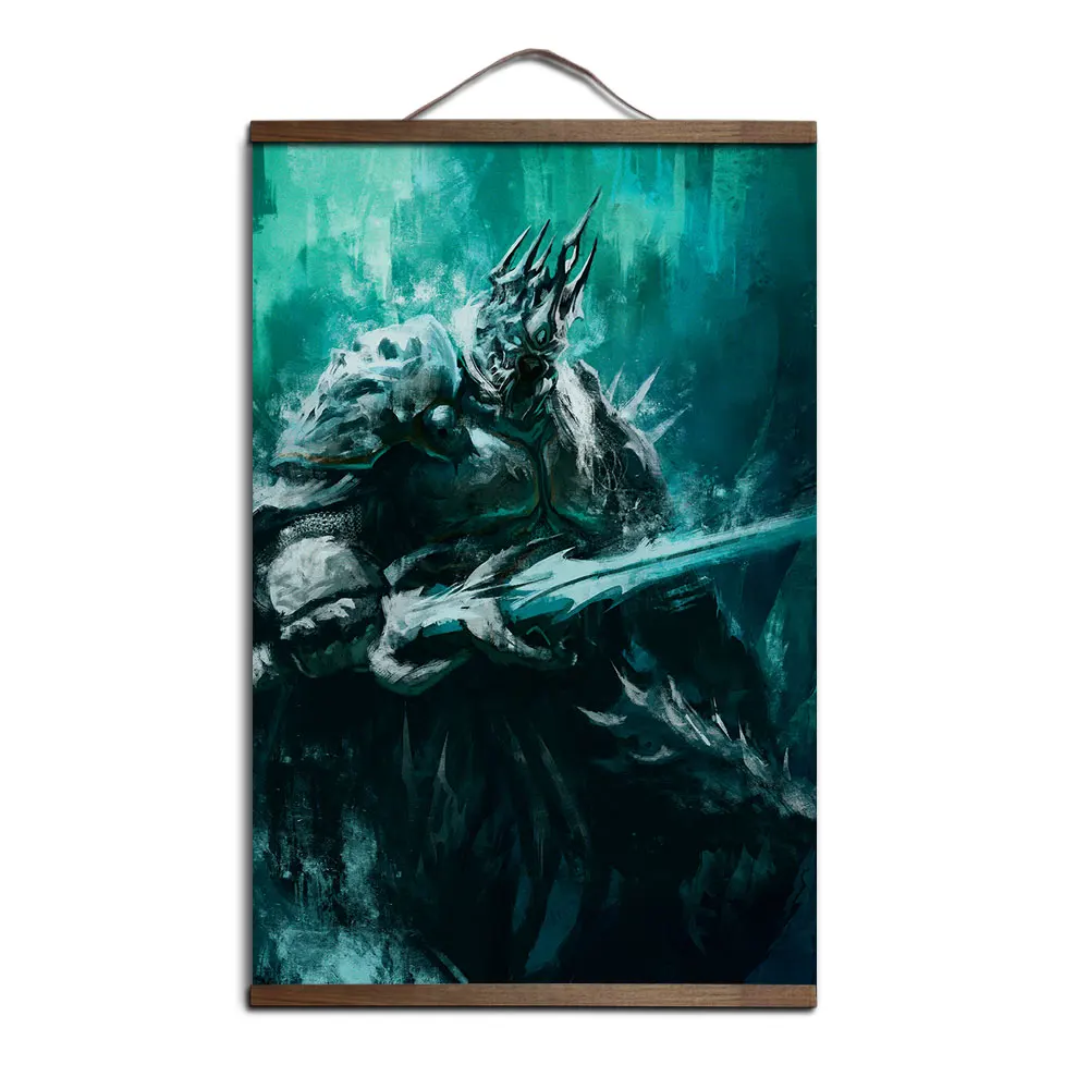 7 Плакат World of Warcrafts Lich King декоративная живопись Sylvanas Windrunner для HD твердой древесины висячий Свиток Плакат без рамки - Цвет: 7