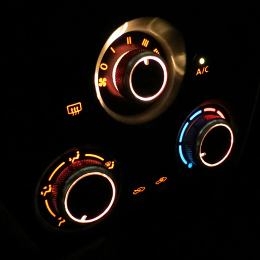 3 шт./компл. автомобильный Стайлинг переключатель контроля тепла кондиционера