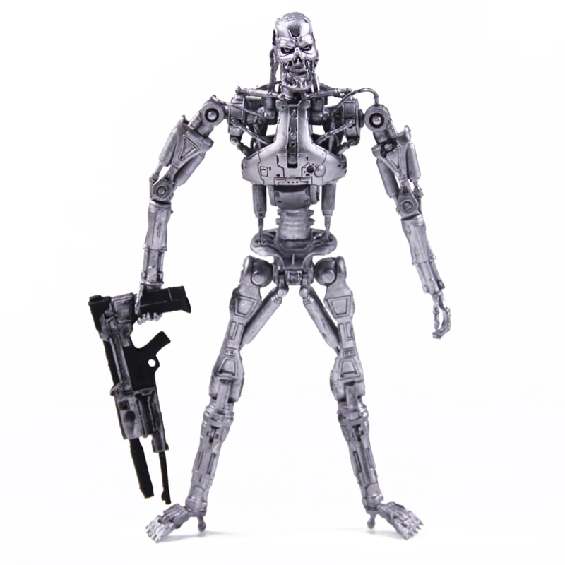 Экшн фигурка Terminator 2 T 800 Endskeleton масштаб 1/8 окрашенная Pescadero Escape & больница из ПВХ|action