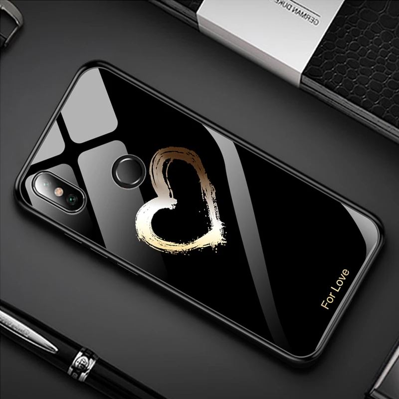 Чехол из закаленного стекла для телефона для Xiaomi mi 8 mi A2 Lite A1 9 9T Red mi 6 Pro 7 5 Plus Note 6 7 Pro 7 7A K20 Pocophone F1 Чехол класса люкс - Цвет: 03