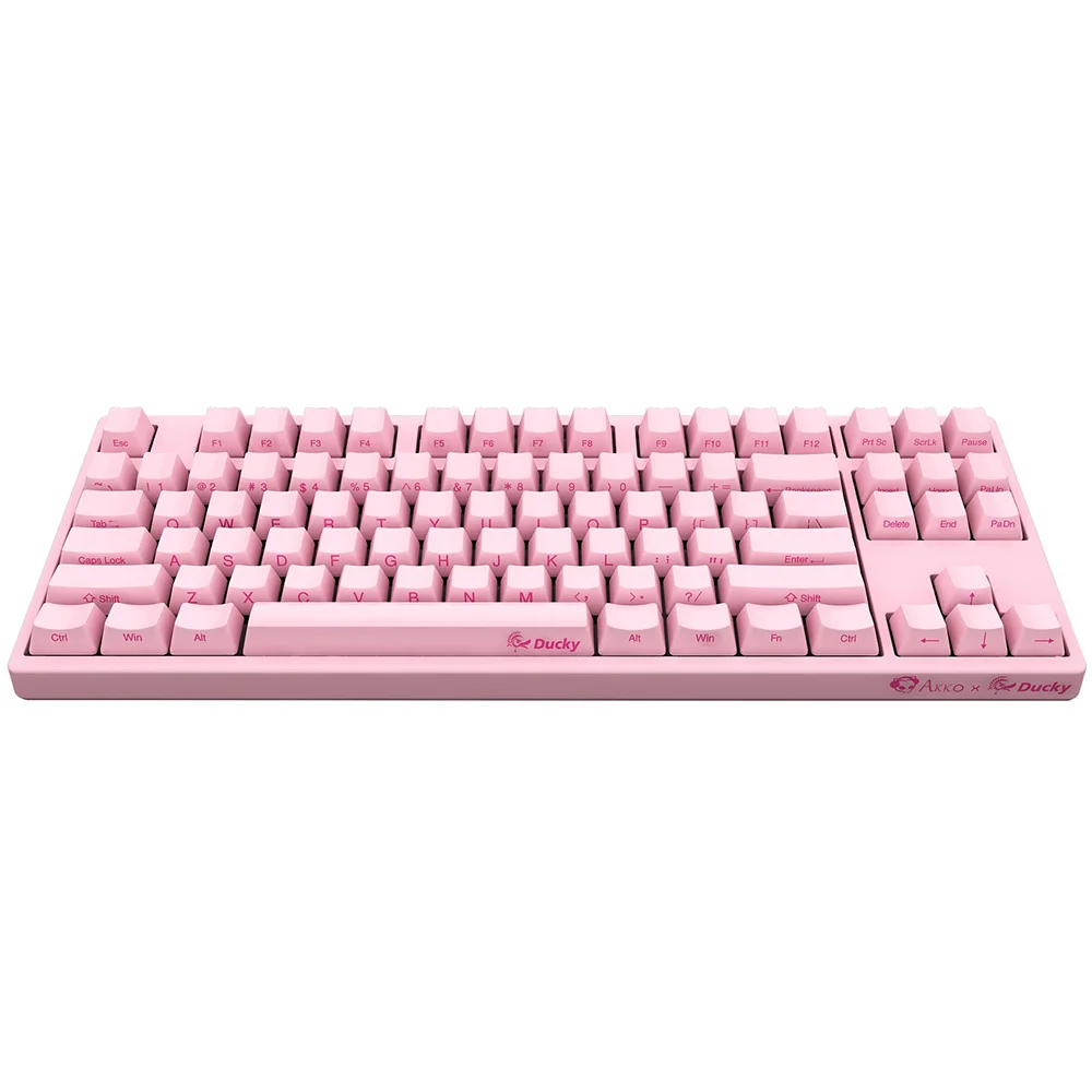AKKO Ducky 3087 игровая механическая клавиатура переключатель Cherry клавишные колпачки