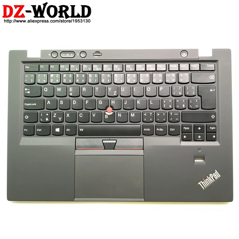 Чешское CZ клавиатура с подсветкой Palmrest тачпадом для Lenovo Thinkpad X1 Carbon 1st Backlight Teclado C