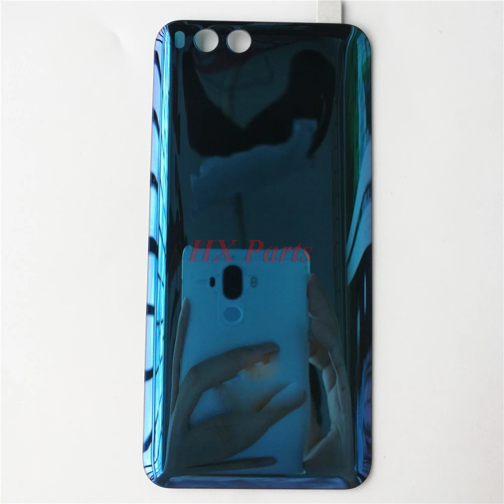 Задняя крышка для Xiaomi Mi 6 Mi6 Корпус задней батареи дверь + стеклянная линза камеры