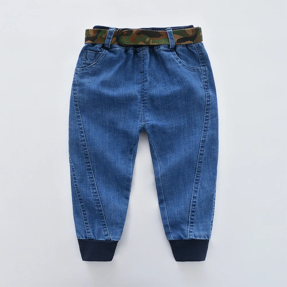 

2018 hot new Spring kids Ripped jeans boy grils cottons Leisure pants tracksuits baby toddler baby children clothing Leg pants