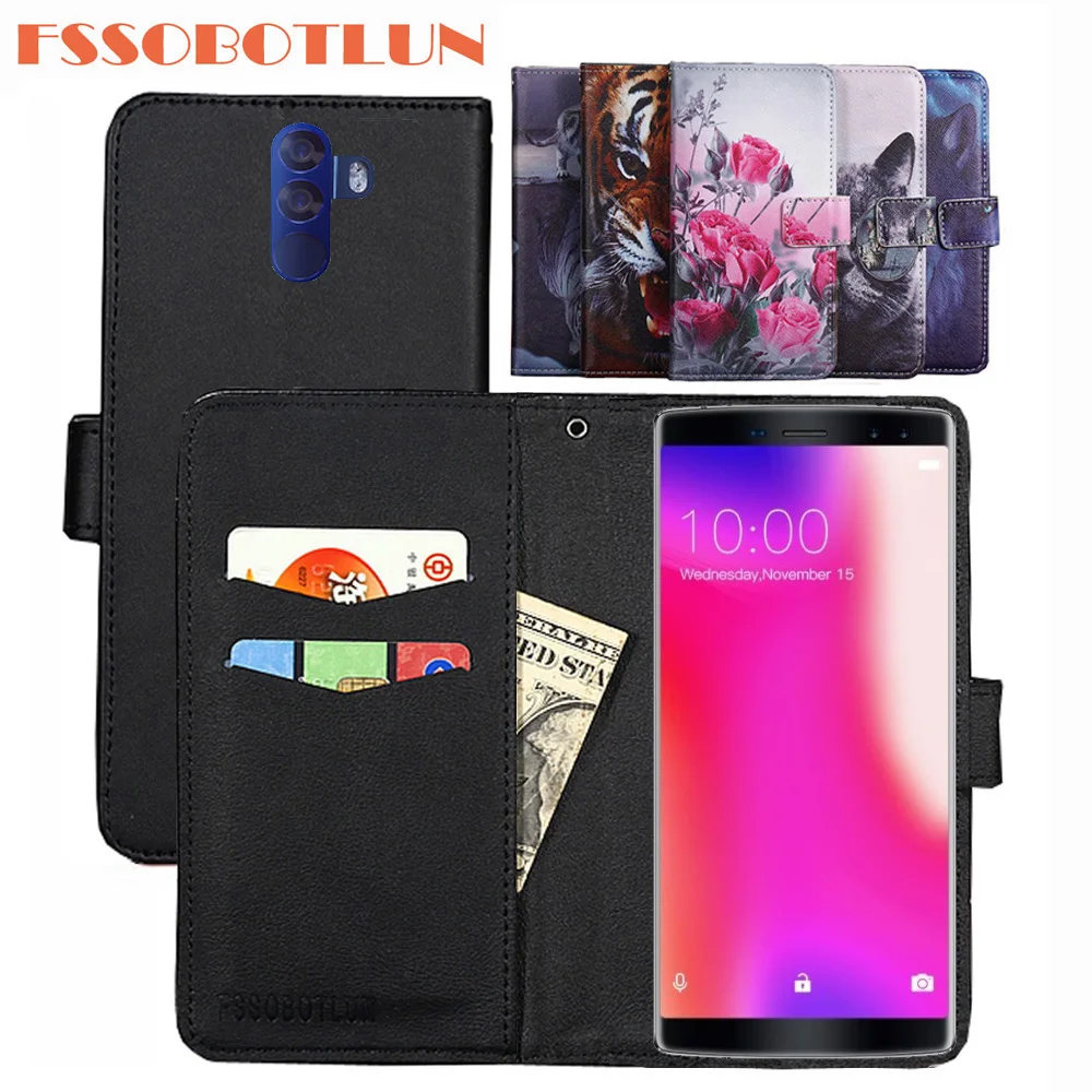 FSSOBOTLUN Для Doogee BL12000 Pro чехол из искусственной кожи в стиле ретро откидной Чехол