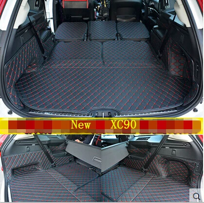 

High quality! Special car trunk mats for Volvo XC90 7 seats 2023-2015 waterproof cargo liner boot carpets cover,Free shipping