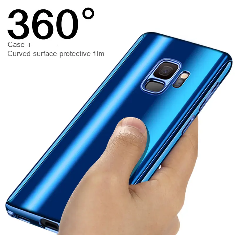 Для samsung Galaxy S9/S9 плюс Чехол 360 полная защита тела телефон случаях + Экран протектор