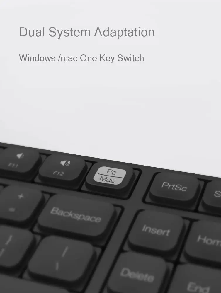 Оригинальная Беспроводная Офисная Клавиатура Xiaomi Xiomi Miiiw с 104 клавишами, 2,4 ГГц, Многофункциональная Беспроводная портативная клавиатура