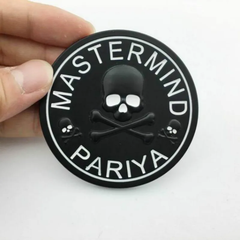 Металлический Mastermind Япония эмблема Череп Кость значок наклейка авто мотоцикл