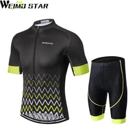 weimostar 2018 cycling jersey shorts set men cycling clothing bicycle top suit ropa ciclismo maillot blouse mtb shirts shorts
