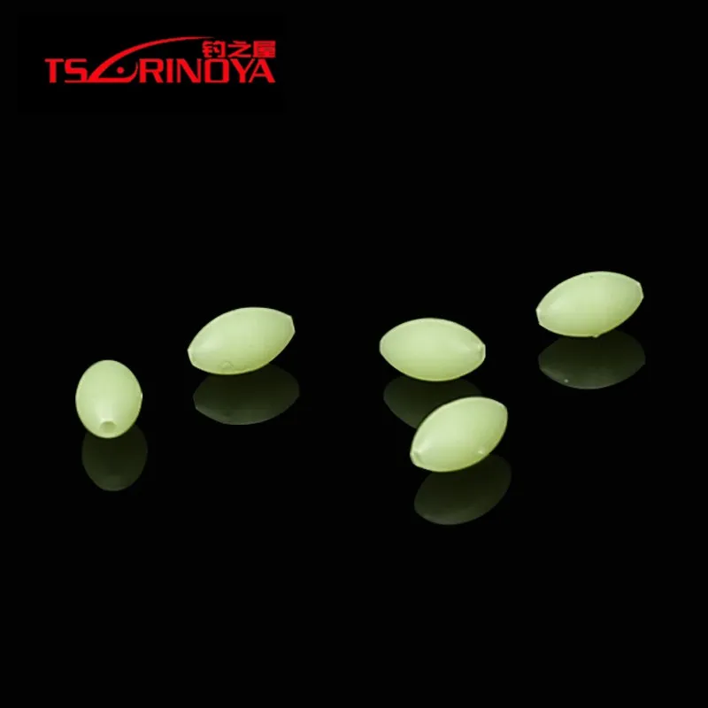 TSURINOYA 80 шт. светящиеся бусины пластиковые зеркальные бобы аксессуары для