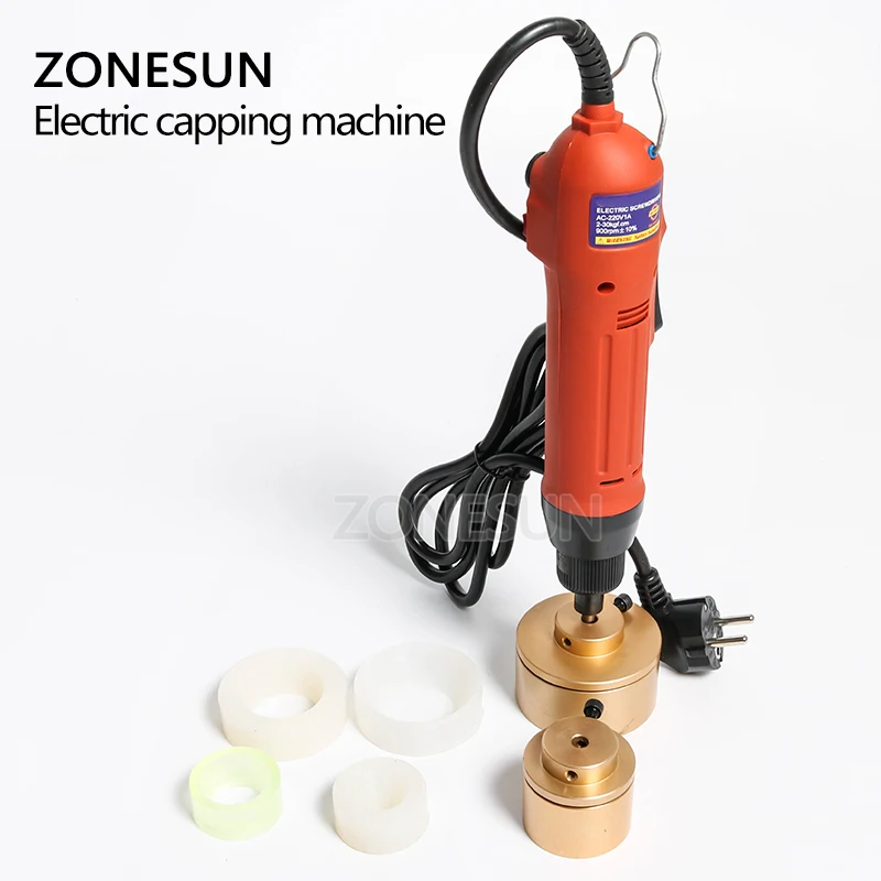 ZONESUN крышка пинг машина Дым масло Вода Напитки Пластиковый укупориватель для