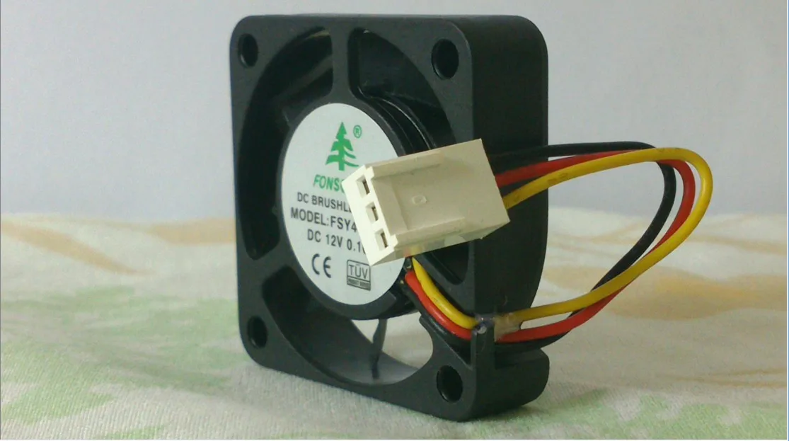FONSONING FSY40S12H 4010 12В 0.12A с измеренным двойным шарикоподшипником 40x40x10 мм|fonsoning|4010 12v |