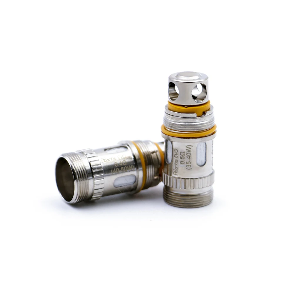 5 шт./упак. Aspire Atlantis EVO катушки тонн в сутки для танк сопротивление 0 4 Ом/0.5ohm