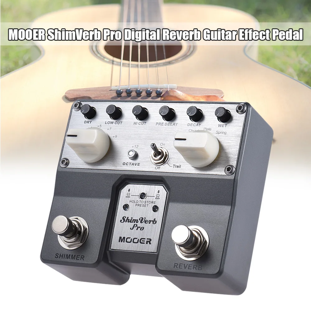 MOOER ShimVerb Pro гитарная педаль для создания эффектов цифровая гитары с эффектом