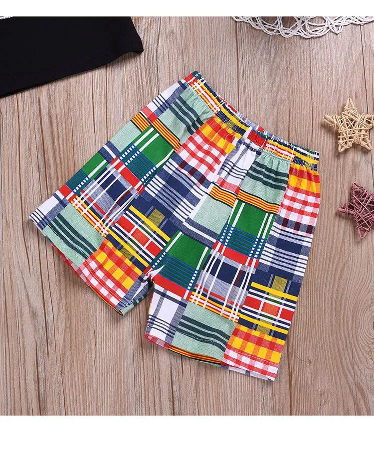 Комплект детской одежды для маленьких мальчиков лето 2019 топы с принтом из