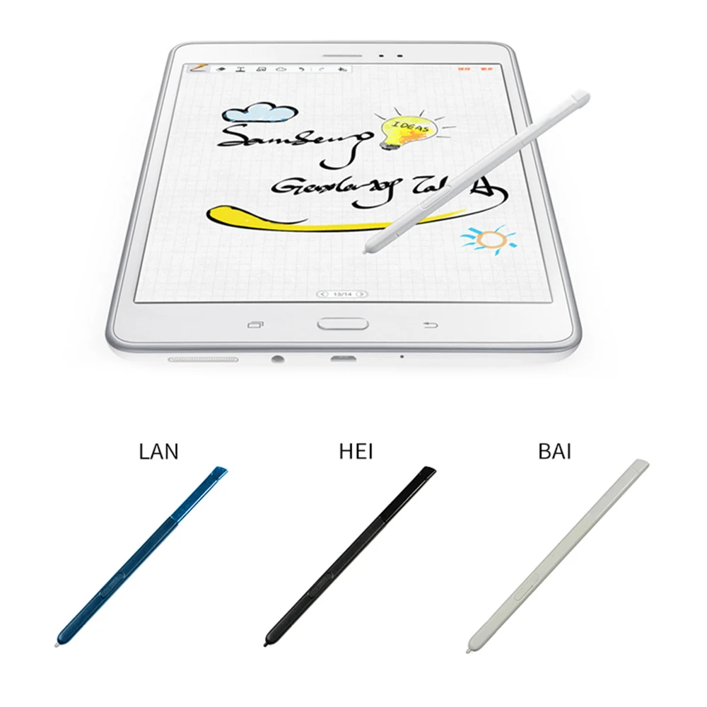 Сенсорный Стилус для Samsung Galaxy Tab A 9 7 Сменные ручки телефона черные P555 8 0 P350