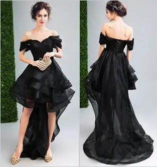 Специальное предложение ~ индивидуальное короткое и длинное черное свадебное