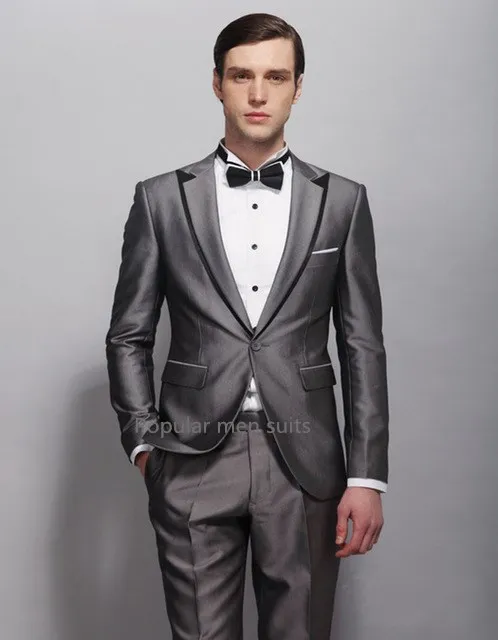 Новое поступление 2017 мужские костюмы на заказ приталенный мужской костюм с