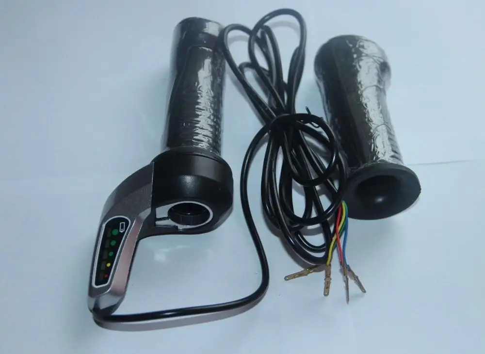 Электрический дроссель скутера 36 В поворотные ручки светодиодный индикатор