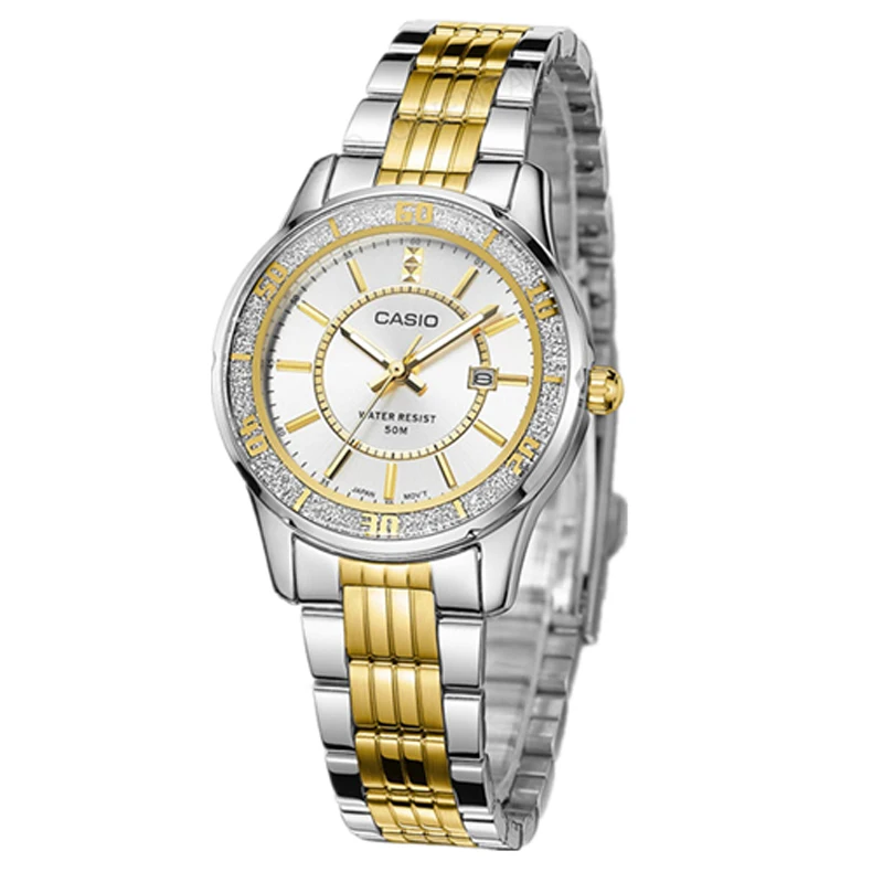 

CASIO classic Watch 2017 Arrival Classic Luxury Fashion Women Quartz Wristwatch Relogio Feminino 100% original watch LTP-1358