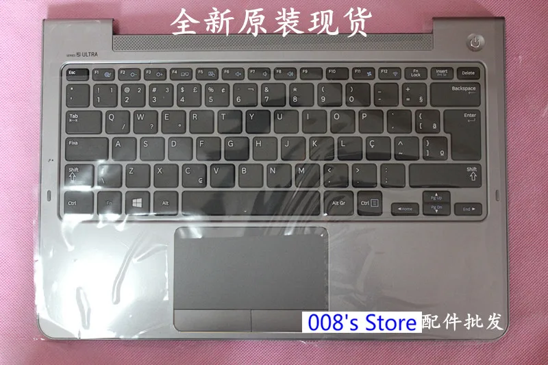 Palmrest Brazil Чехол для samsung NP530U3C NP530U3B NP535U3C 530U3B 530U3C NP540U3 NP532U3C задняя крышка/ободок/Упор для рук клавиатура верхняя/нижняя часть - Цвет: Palmrest Brazil