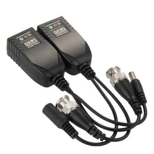 2 пассивных передачи данных PVD Balun трансиверы UTP RJ45 для камеры