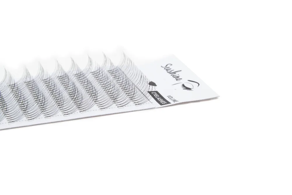 

High Quality Seashine Indivial Lashes Premade Fans Russia Volume Lashes Factory Hand Made Soft And Comfortable Eyelashes