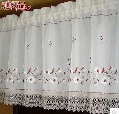 Рустикальная готовая продукция вышивка кофейного кухонного шкафа короткая