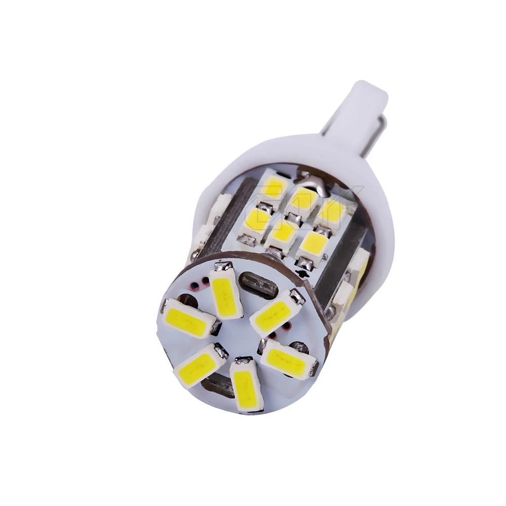 2 шт./лот автомобильные T10 W5w Led 30smd W5W 168 194 30Led 3014 SMD светодиодные лампы белого цвета