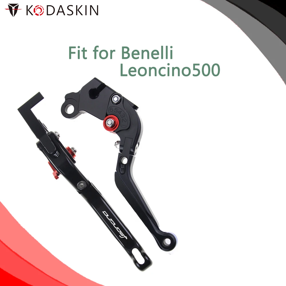 

KODASKIN CNC Adjustable for Benelli Leoncino500 Folding Extendable Brake Clutch Levers