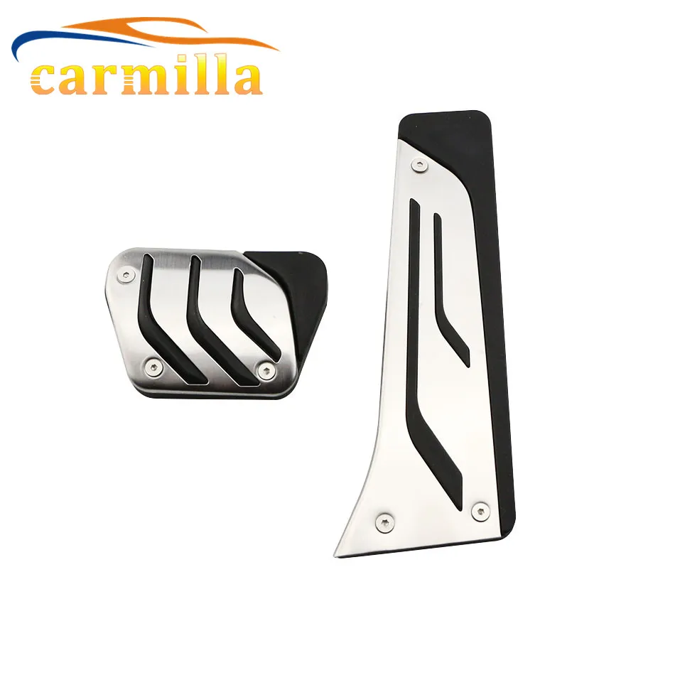 Carmilla нержавеющая SteelCar педали крышки для BMW X1 X3 X4 X5 X6 1/2/3/5/6/7 Series E39 E46 E87 E60 E90 E91 E92 Z4 F30
