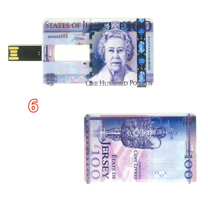 Все виды валюту в форме кредитной карты флэш накопитель персонализированные usb