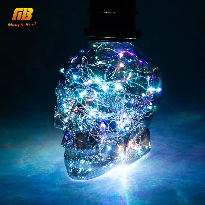 Светодиодсветодиодный RGB лампа E27 3D светильник ственское украшение праздничная