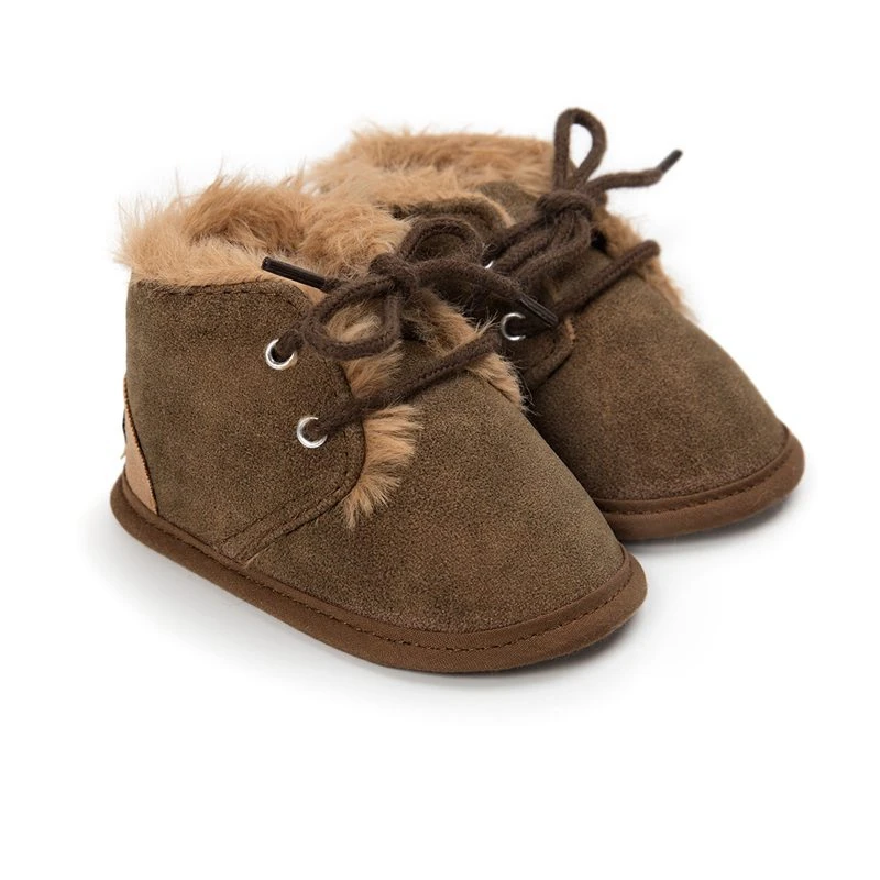 Winter warm baby cotton shoes soft bottom non-slip toddler with anti-fall |