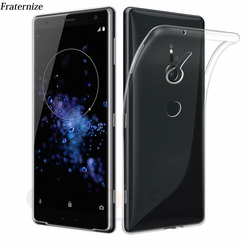 Мягкий чехол из ТПУ для Sony Xperia XZ2 Compact Premium XA2 Ultra Plus XZ3 L2 прозрачный силиконовый