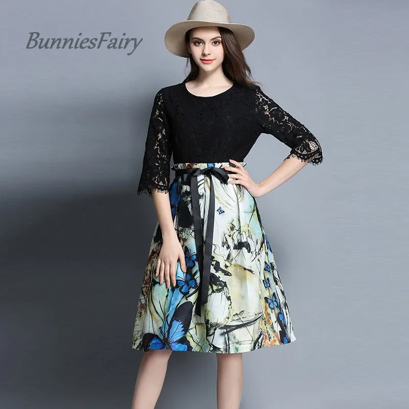 BunniesFairy 2017 Летний Новый Урожай Выдалбливают Кружева Колющими Бабочка Цветочный