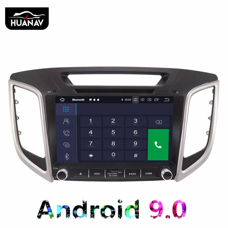Android 9 0 автомобильный dvd плеер gps навигация для HYUNDAI IX25 2014 2018 CRETA Радио авто Satnav
